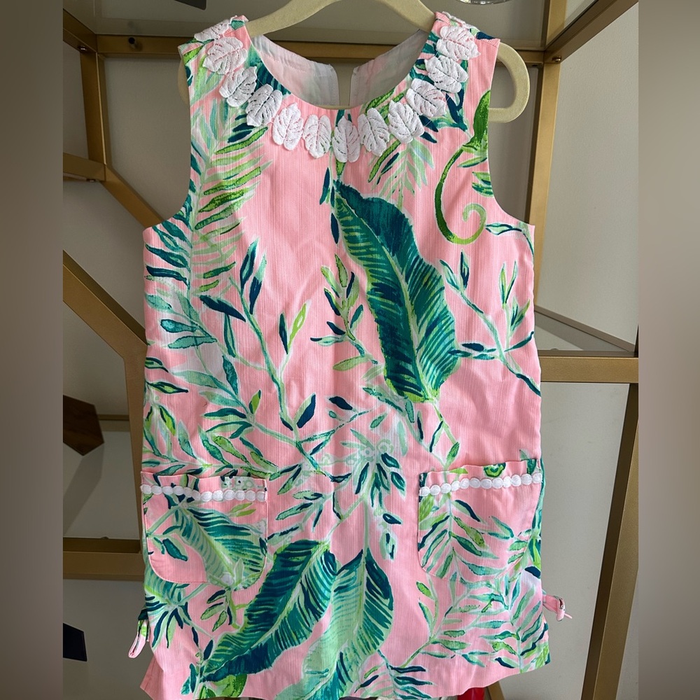 Lilly Pulitzer shift dress, girls size 7